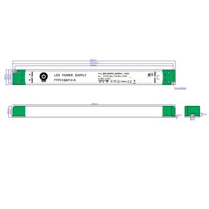 LED Trafo SLIM THIN Premium - 24V DC 150W