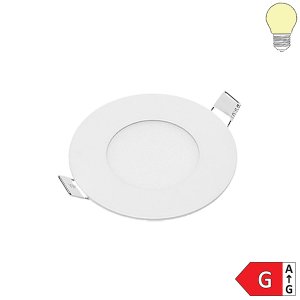 3W LED Mini Einbau- Panel rund inkl. Trafo warmweiß