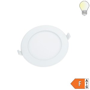12W LED Einbauleuchte Slim Rund CCT Farbwechsel Dimmbar IP44