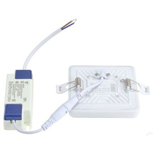 9W LED Frameless Mini Einbaupanel quadratisch inkl. Trafo neutralweiß