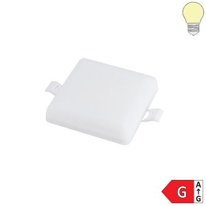 9W LED Frameless Mini Einbaupanel quadratisch inkl. Trafo warmweiß