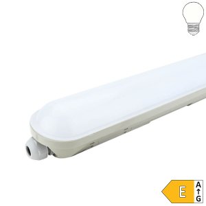 LED Wannenleuchte mit Durchgangsverdrahtung 40W 120cm IP65 Notlichtfunktion neutralweiß