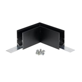 Eckstück Aufputz für 48V Stromschiene Magnetic Line R20 schwarz