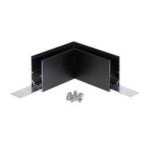 Eckstück Aufputz für 48V Stromschiene Magnetic Line R20 schwarz