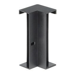 Eckverbinder für LED Sockelleistenprofil V1 Schwarz