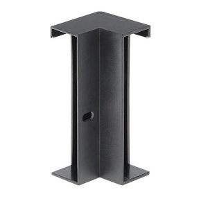 Eckverbinder für LED Sockelleistenprofil V1 Schwarz