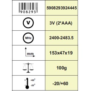 8 Zonen LED RGB-W-WW CCT Universal Fernbedienung (5in1)