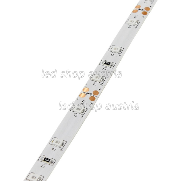 (Bild für) LED Strip 12V 3528 60LED/m rot 5m Rolle selbstklebend IP65