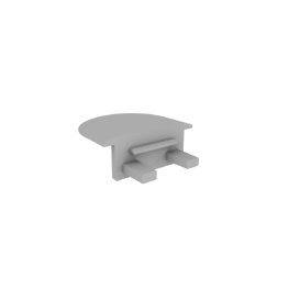 LED Profil Endkappe MINI DUO grau