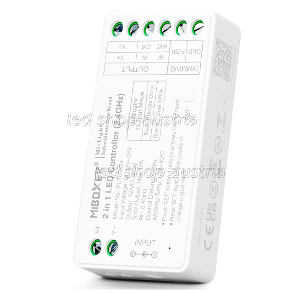 (Bild für) WIFI LED 2 in 1 12A Receiver/Dimmer/Push Dimmer (Pilot)