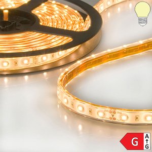 LED Strip 24V IP68 60 LED/m 5m selbstklebend warmweiß