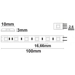 LED Strip RGB 24V IP66 60 LED/m 5m selbstklebend