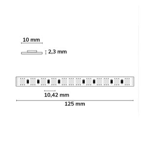 LED Strip Linear RGB 48V IP20 96 LED/m 20m selbstklebend