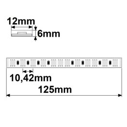 LED Strip RGB 48V IP68 96 LED/m 20m selbstklebend