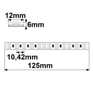 LED Strip RGB 48V IP68 96 LED/m 20m selbstklebend