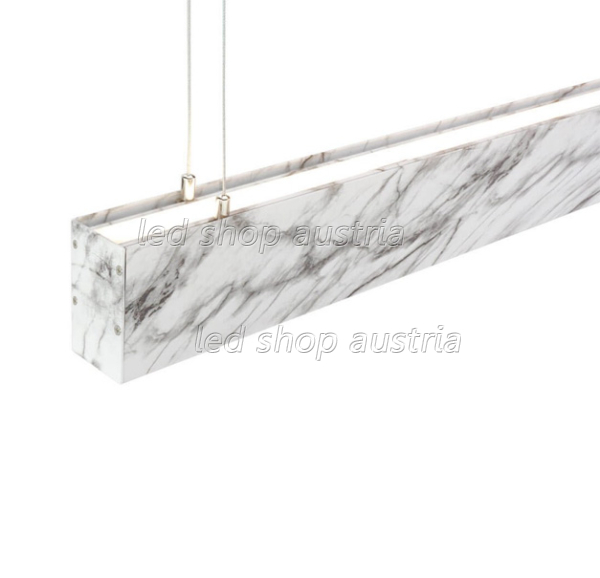 (Bild für) SET: LED Hängeprofil up-down Suspend_3 2000mm marmor