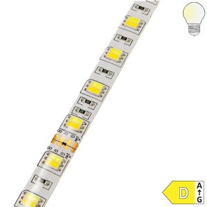 LED Strip 24V DUAL LED 6000K+3000K 12W/m 5m Rolle selbstkl. "wasserfest"