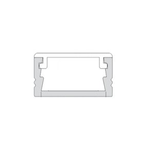 Profilabdeckung opal Surface_8 flach 2000mm