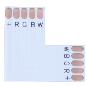 RGB-W LED Stripe 12mm Eckanschluss Löthilfe