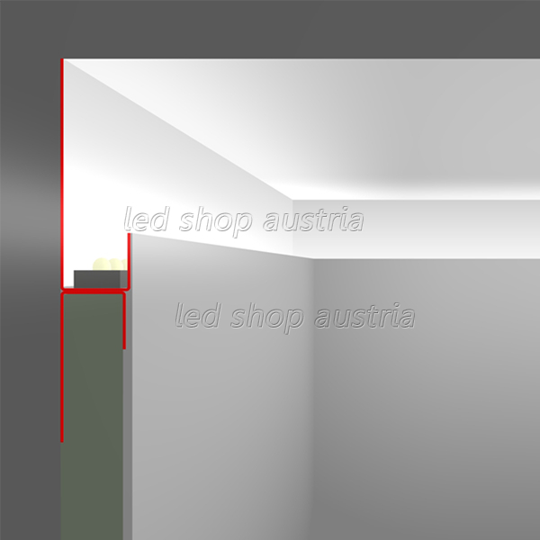 (Bild für) LED Trockenbau Konstruktionsprofil Zinkblech SNL 30 2000mm