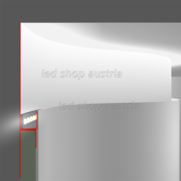 (Bild für) LED Trockenbau Konstruktionsprofil Zinkblech SNL Flex 60 2000mm