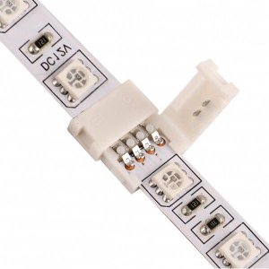 LED RGB Stripe Steckverbinder 4 Adern (lötfrei)