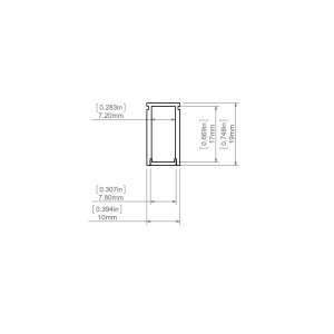 LED Profil LINO Silber 2000mm