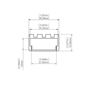 LED Profil GIZA-LL 2000mm