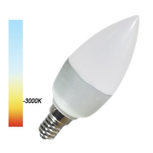 E14 LED Kerze 470 Lumen 5W Milchglas warmweiß