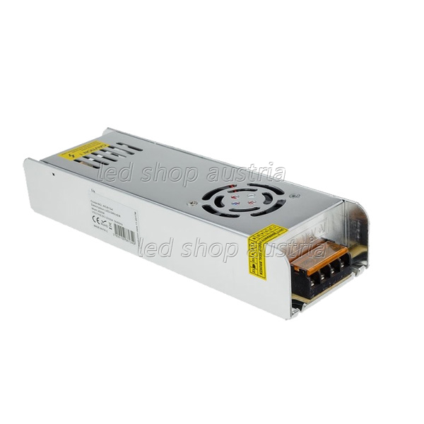 LED Trafo für LED Leuchtmittel - 24V 350W DC Metall Slim mit Lüfter