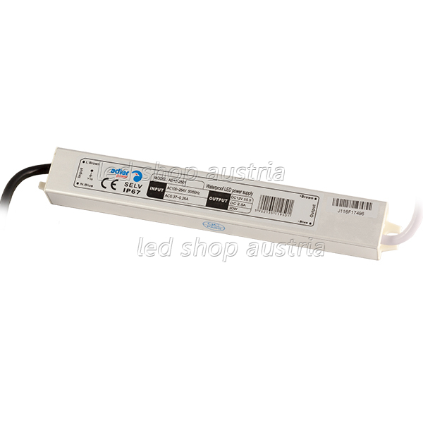 LED Trafo IP67 für LED Leuchtmittel - 12V 30W DC