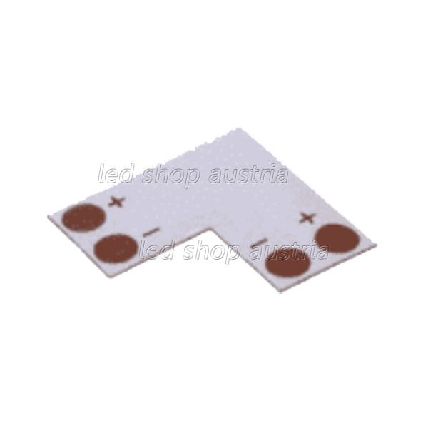 LED Stripe 8mm Eckanschluss \"L\" Löthilfe 2-polig