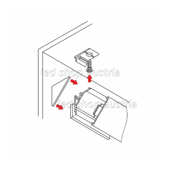 LED Profil ALU Corner LINE 2000mm