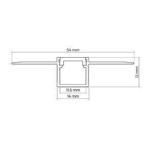 LED Profil ALU DEOLINE 2000mm