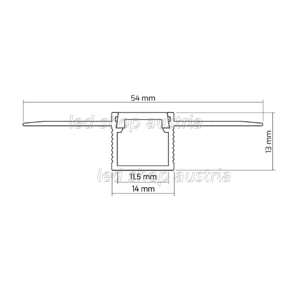 LED Profil ALU DEOLINE 2000mm