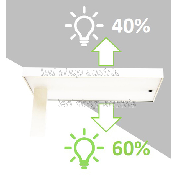 100W PREMIUM LED OFFICE Stehleuchte Up-Down
