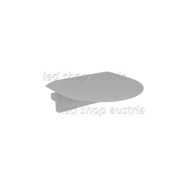 (Bild für) LED Profil Endkappe MINI DUO grau