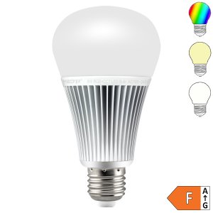 Smart Home LED E27 RGB+CCT LED Birne 9W 2,4GHz