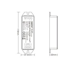 WIFI LED single Color 12A Receiver/Dimmer (Pilot)