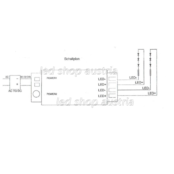 WIFI LED single Color 12A Receiver/Dimmer (Pilot)