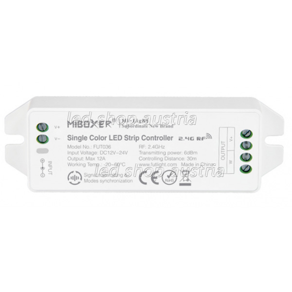 WIFI LED single Color 12A Receiver/Dimmer (Pilot)
