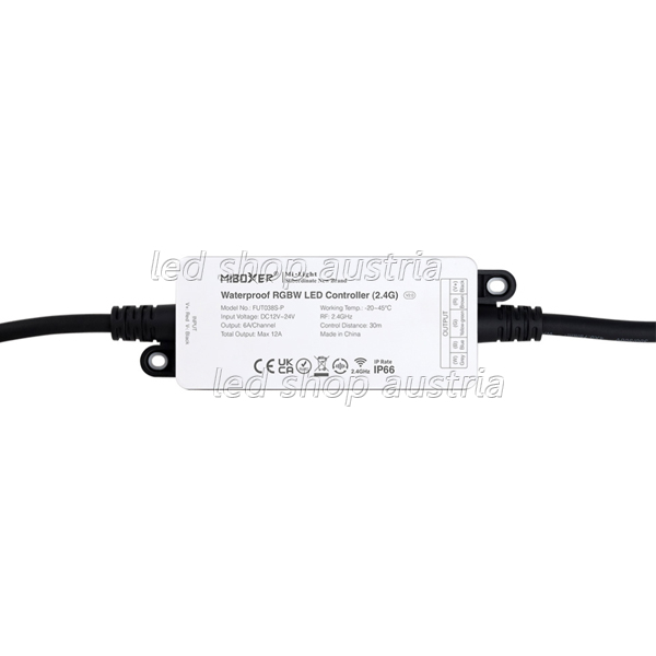WIFI LED RGBW-WW 12A Receiver/Dimmer IP66 (Pilot)