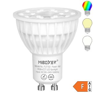 Smart Home LED GU10 RGB+CCT LED Spot 4W 2,4GHz