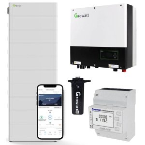 Growatt SPH10000TL3-BH-UP 10kW Hybrid Wechselrichter + 23.0kWh Hochvolt Solarspeicher-Set