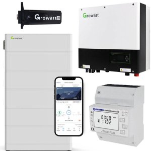 Growatt SPH8000TL3-BH-UP 8kW Hybrid Wechselrichter + 10.2kWh Hochvolt Solarspeicher-Set