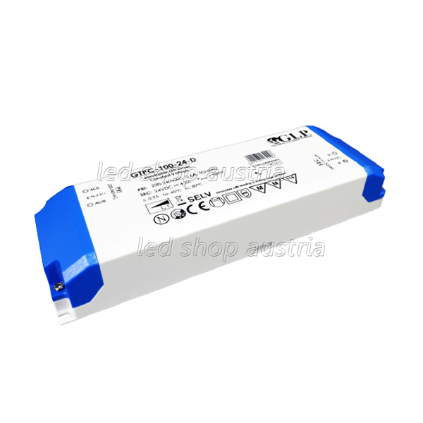 LED Montagenetzteil TRIAC dimmbar- 12V DC 100W Slim