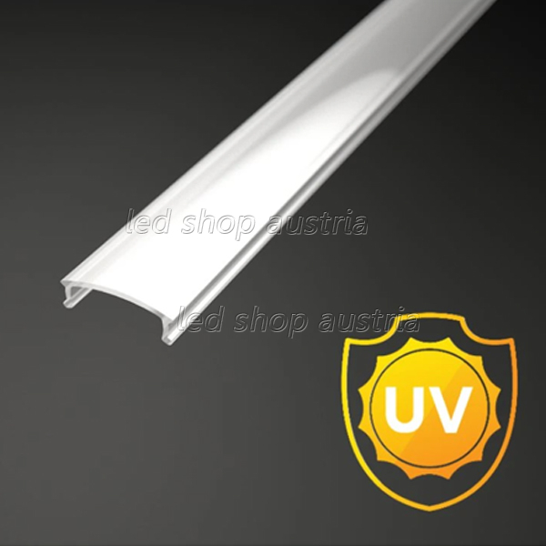 (Bild für) LED Profilabdeckung Corner_1 2000mm opal UV beständig