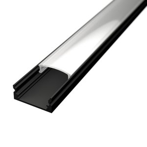 LED ALU Profil Surface_1 2000mm schwarz