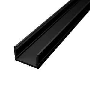 LED Profil ALU Surface_8 schwarz 2000mm