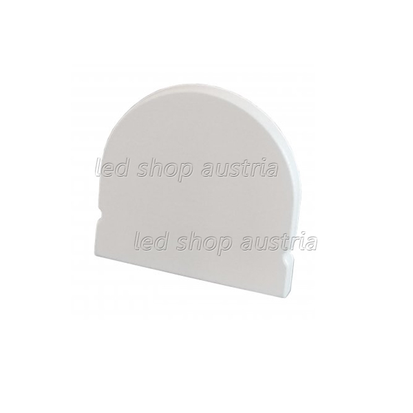 Endkappe rund für ALU Profil Surface_8 weiß